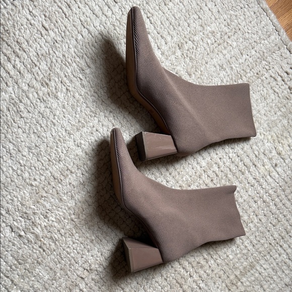 Zara Shoes - Zara Brown Heeled Ankle Boots